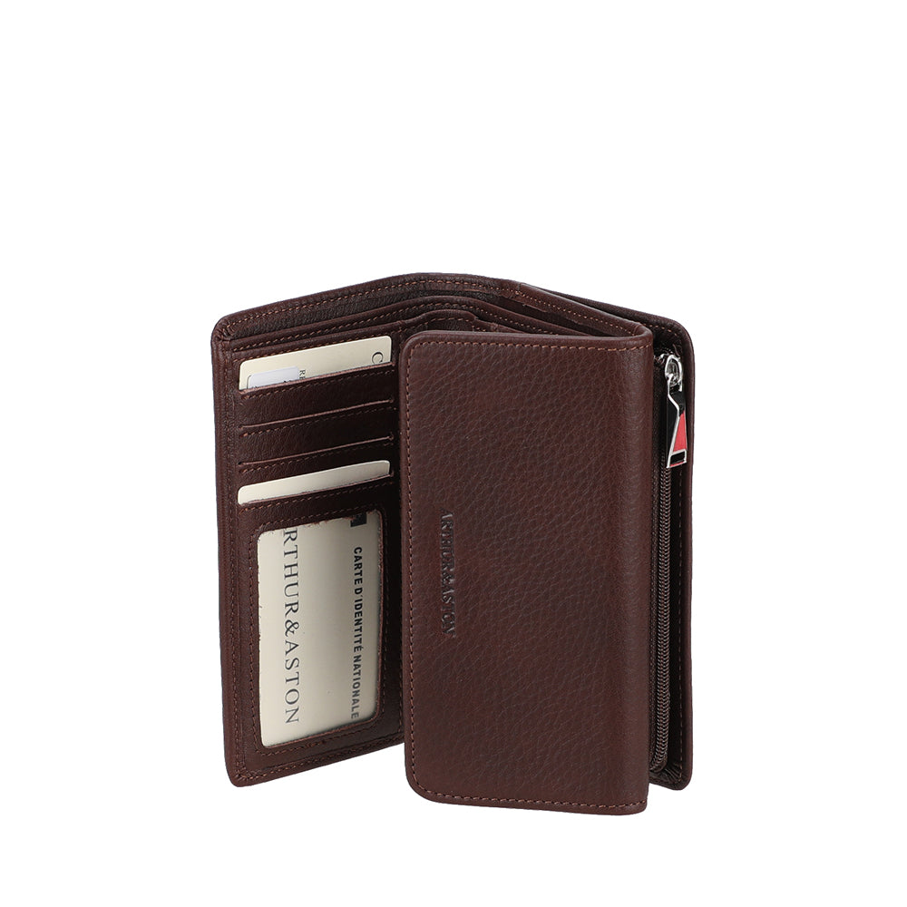 Portefeuille compact cuir Ange