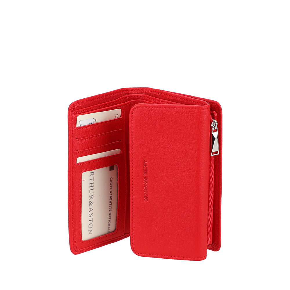 Portefeuille compact cuir Ange