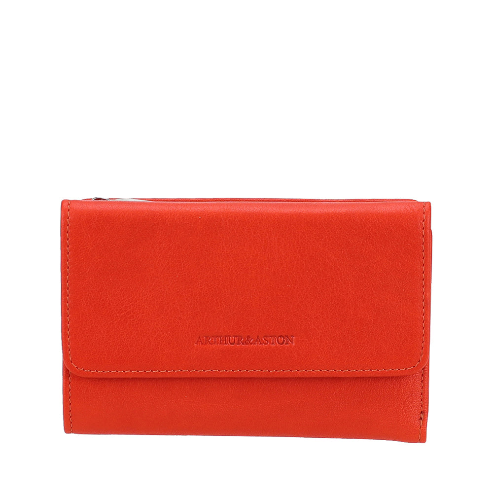 Portefeuille compact cuir Ange