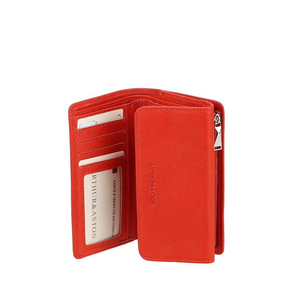 Portefeuille compact cuir Ange