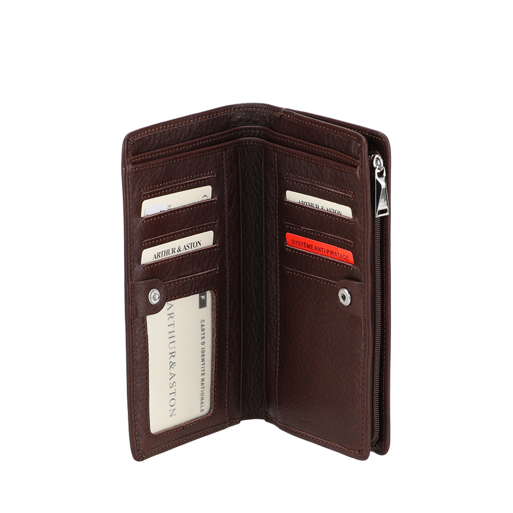 Grand Portefeuille Ange en cuir