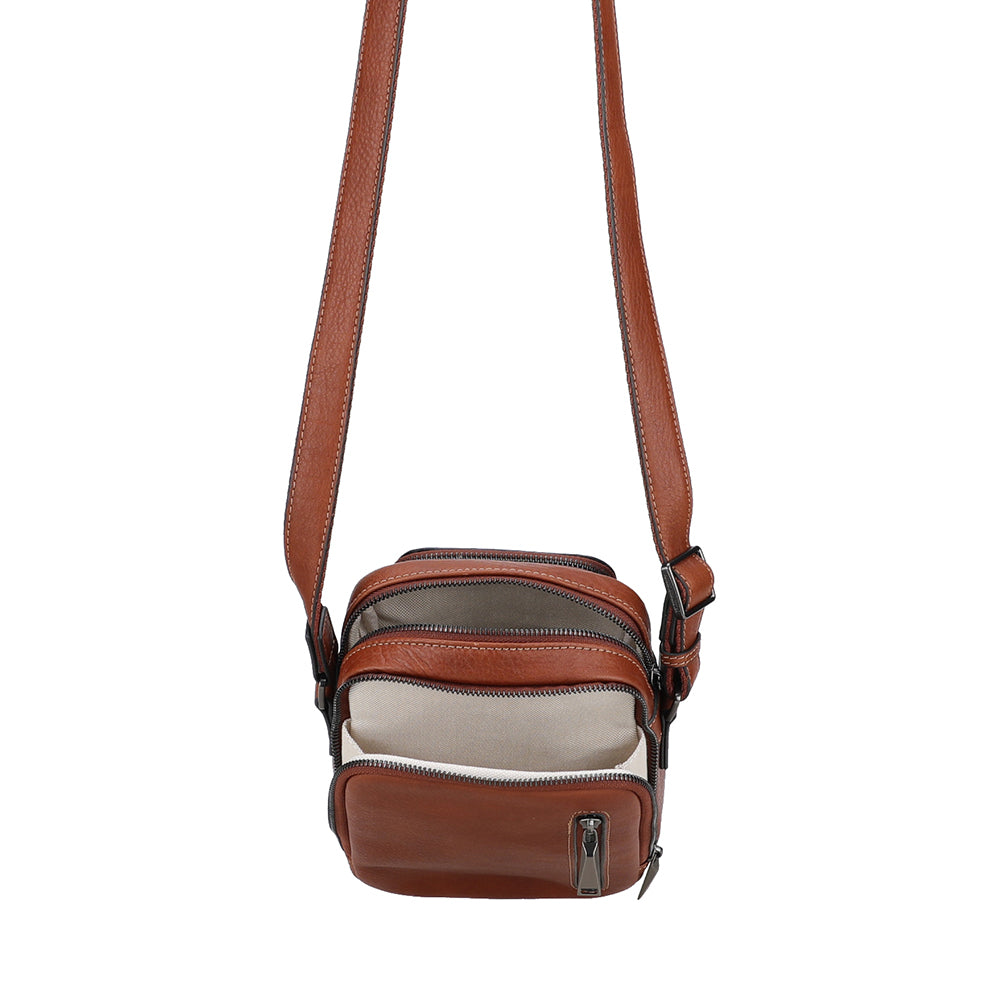 Moyen sac travers cuir Nairo