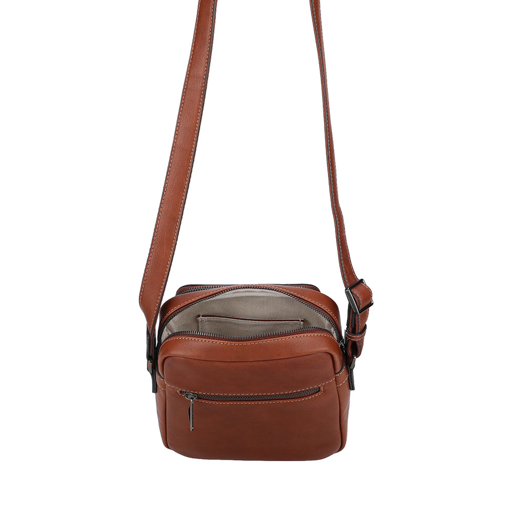 Grand sac travers cuir Nairo