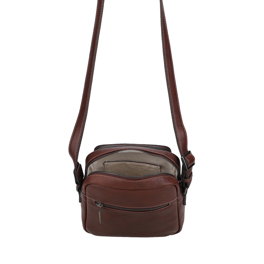Grand sac travers cuir Nairo