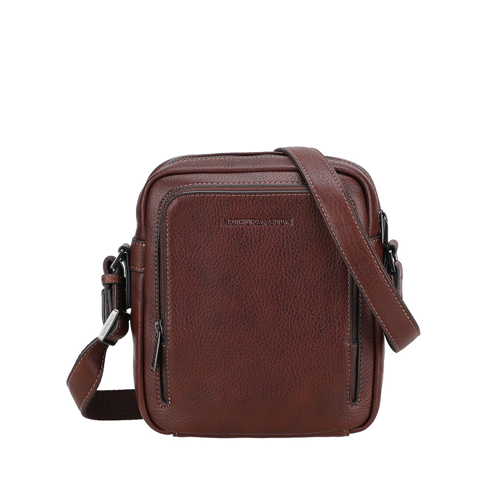 Grand sac travers 2 compartiments cuir Nairo