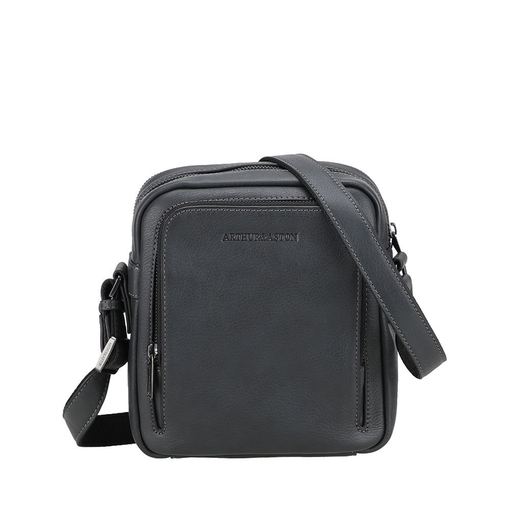 Grand sac travers 2 compartiments cuir Nairo