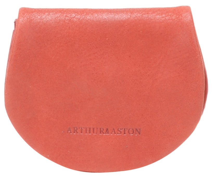 Porte-monnaie en cuir huilé Rose