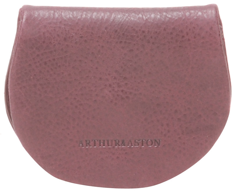 Porte-monnaie en cuir huilé Rose