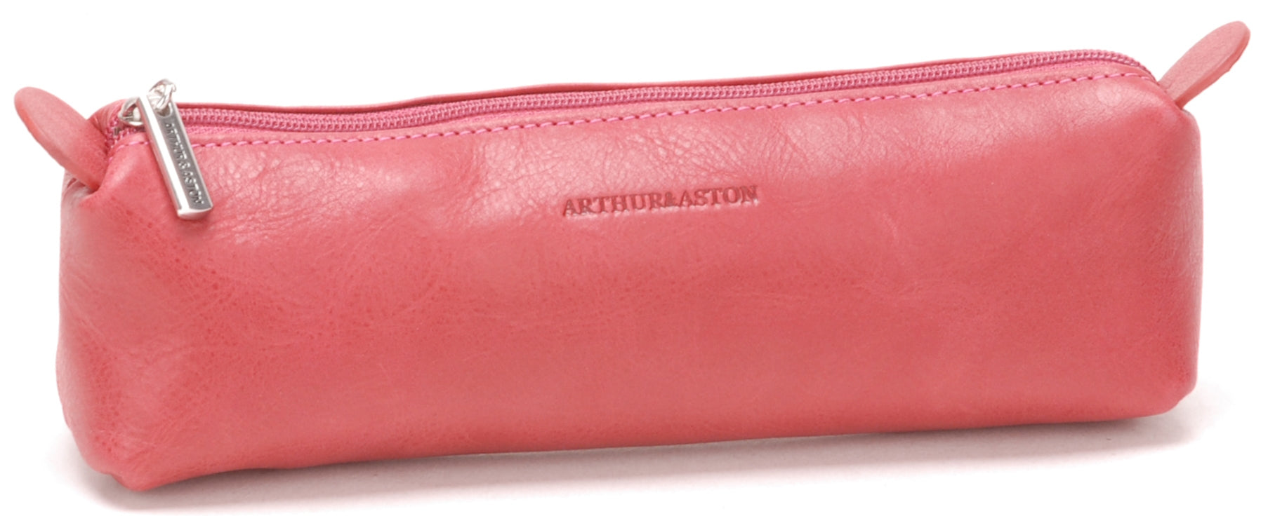 Oiled Leather Pen Case Pink