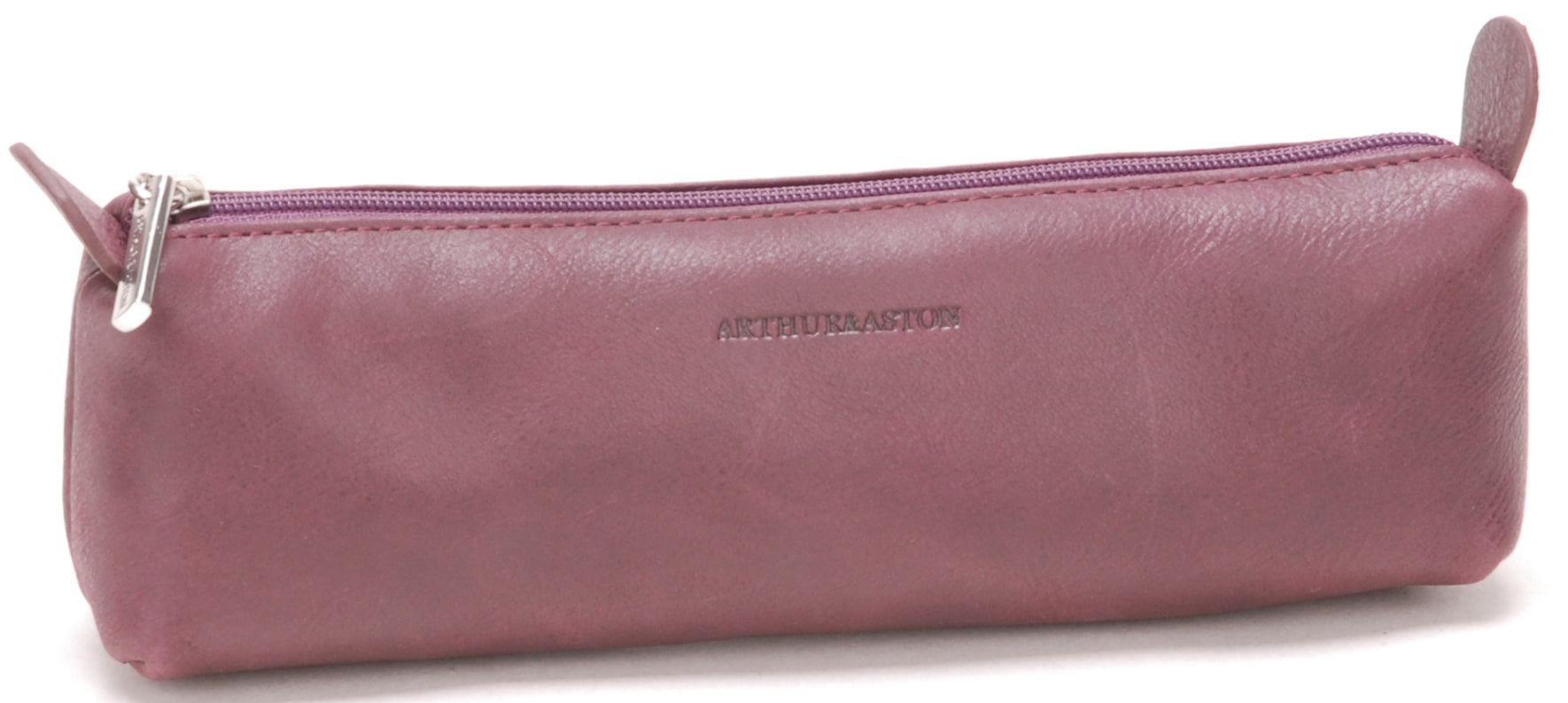 Oiled Leather Pen Case Pink