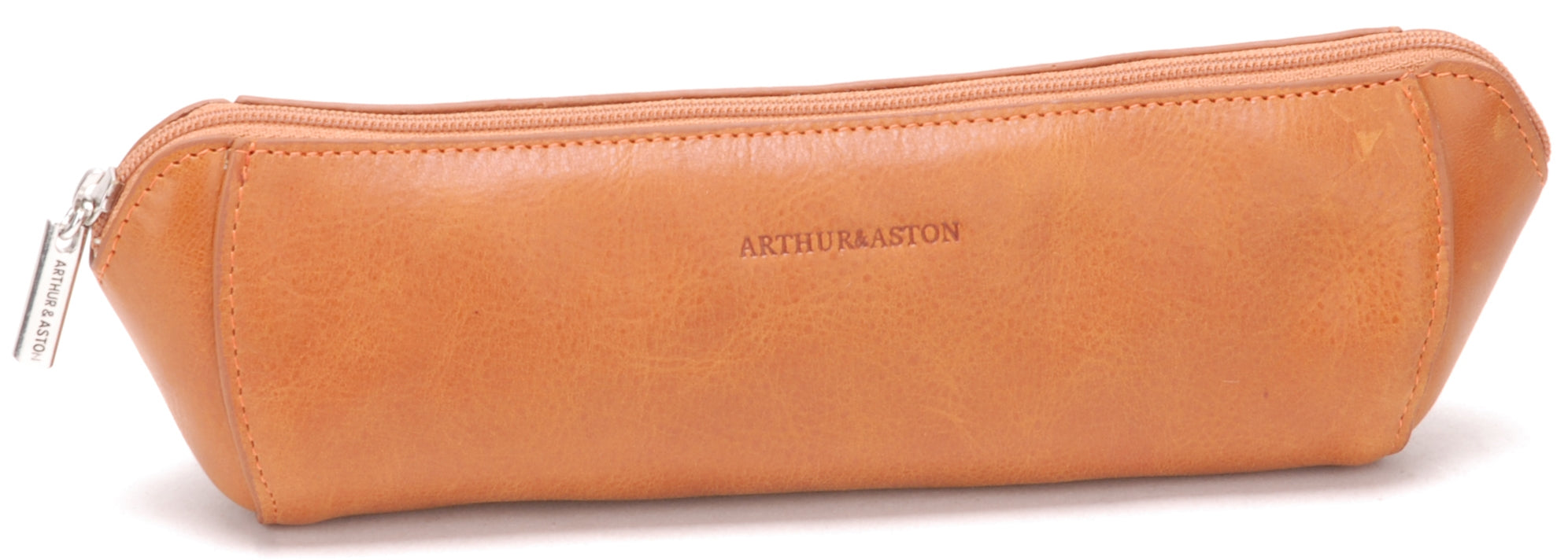 Oiled Leather Pen Case Pink