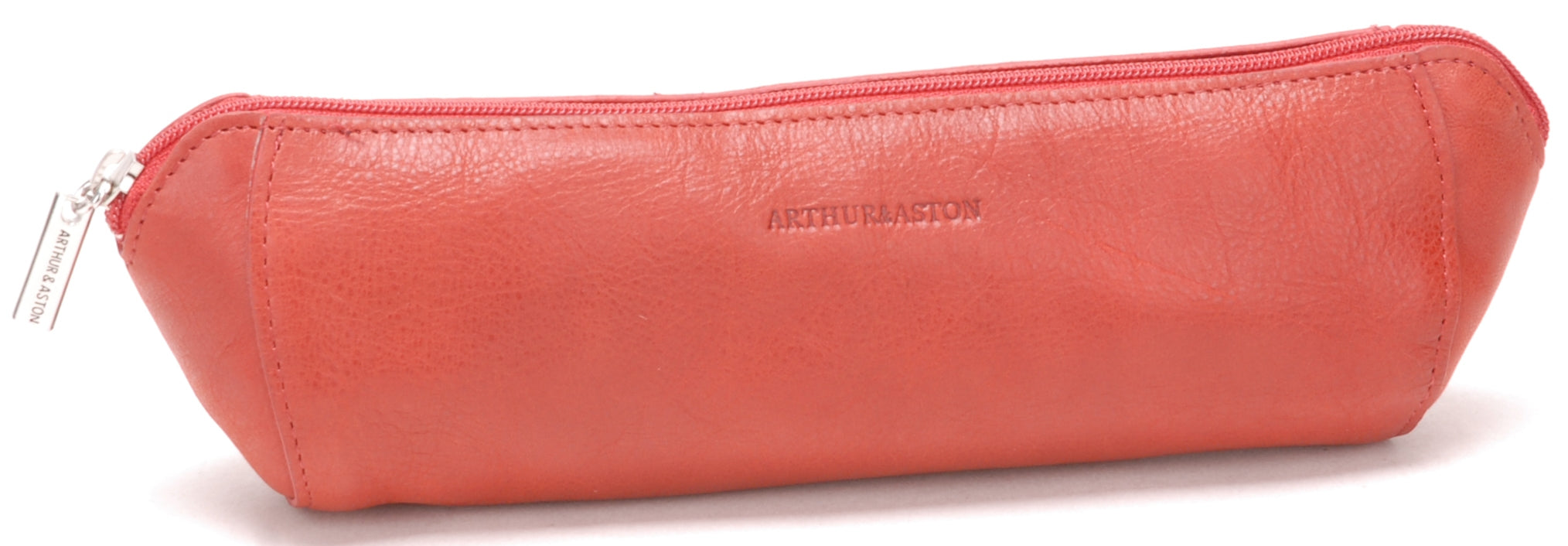Oiled Leather Pen Case Pink