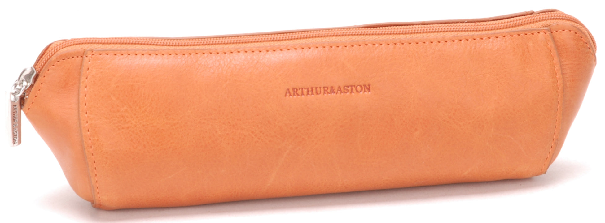 Oiled Leather Pen Case Pink