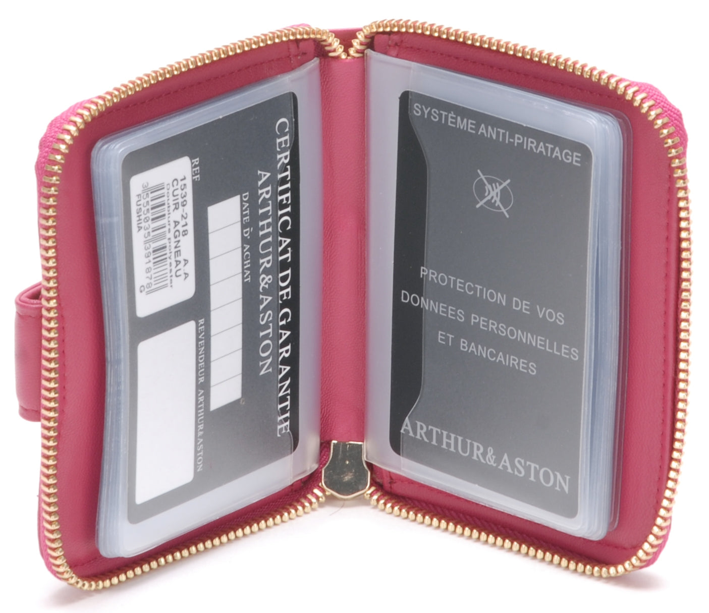 Porte-cartes cuir agneau plongé