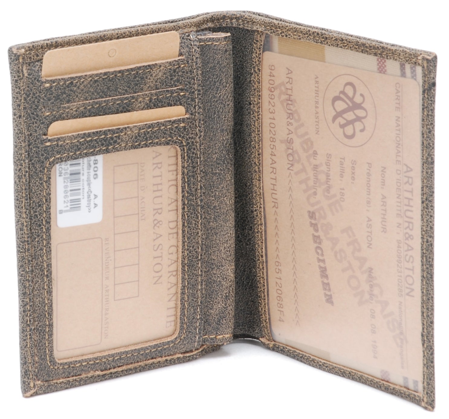 Cristiano destroyed leather wallet