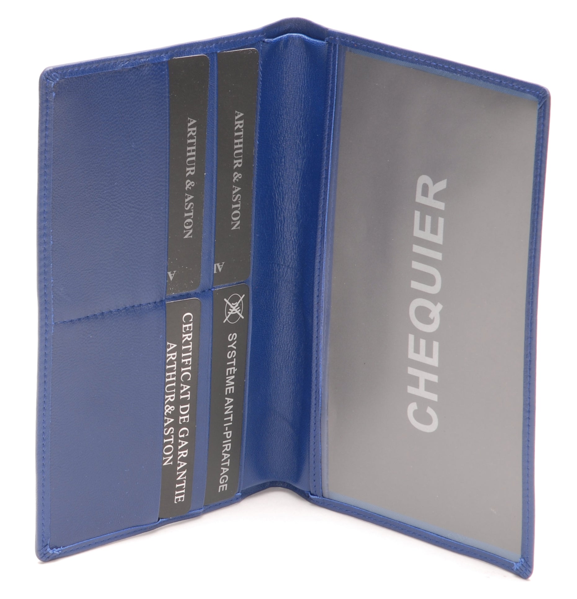 Porte-chéquier cuir agneau plongé