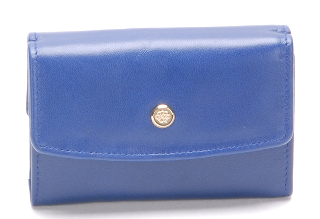 Porte-monnaie dos à dos cuir agneau plongé