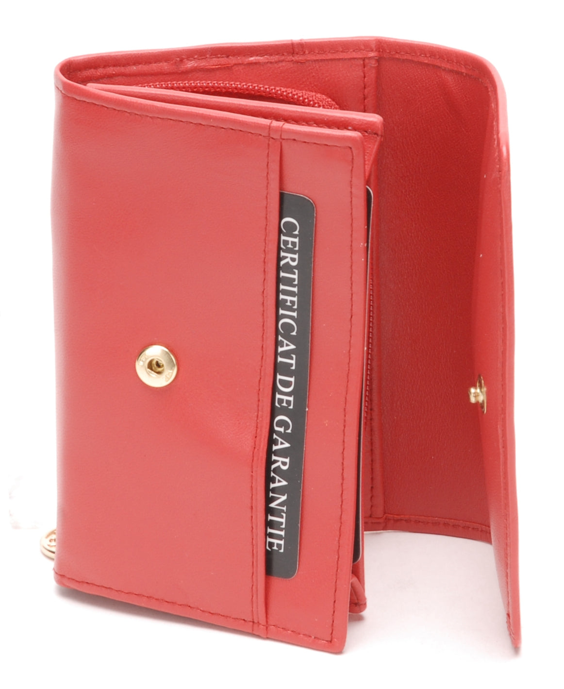 Porte-monnaie et cartes cuir agneau plongé