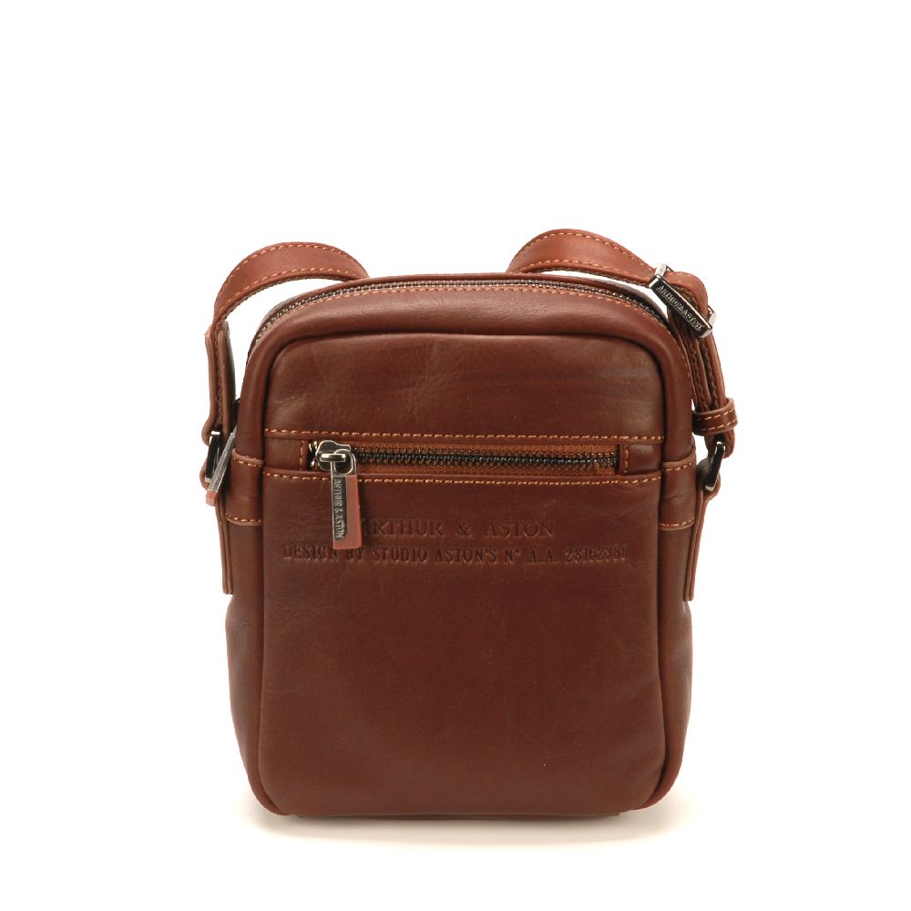 Sac travers Pablo en cuir plongé