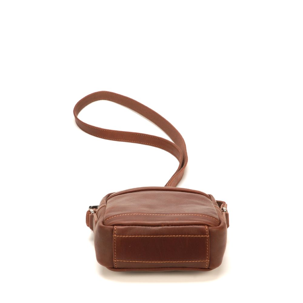 Sac travers Pablo en cuir plongé
