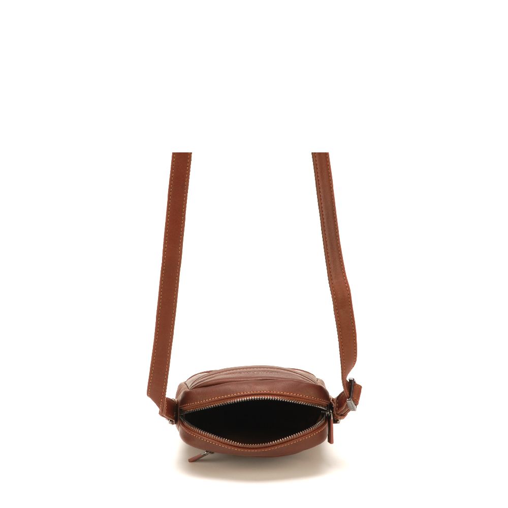 Sac travers Pablo en cuir plongé