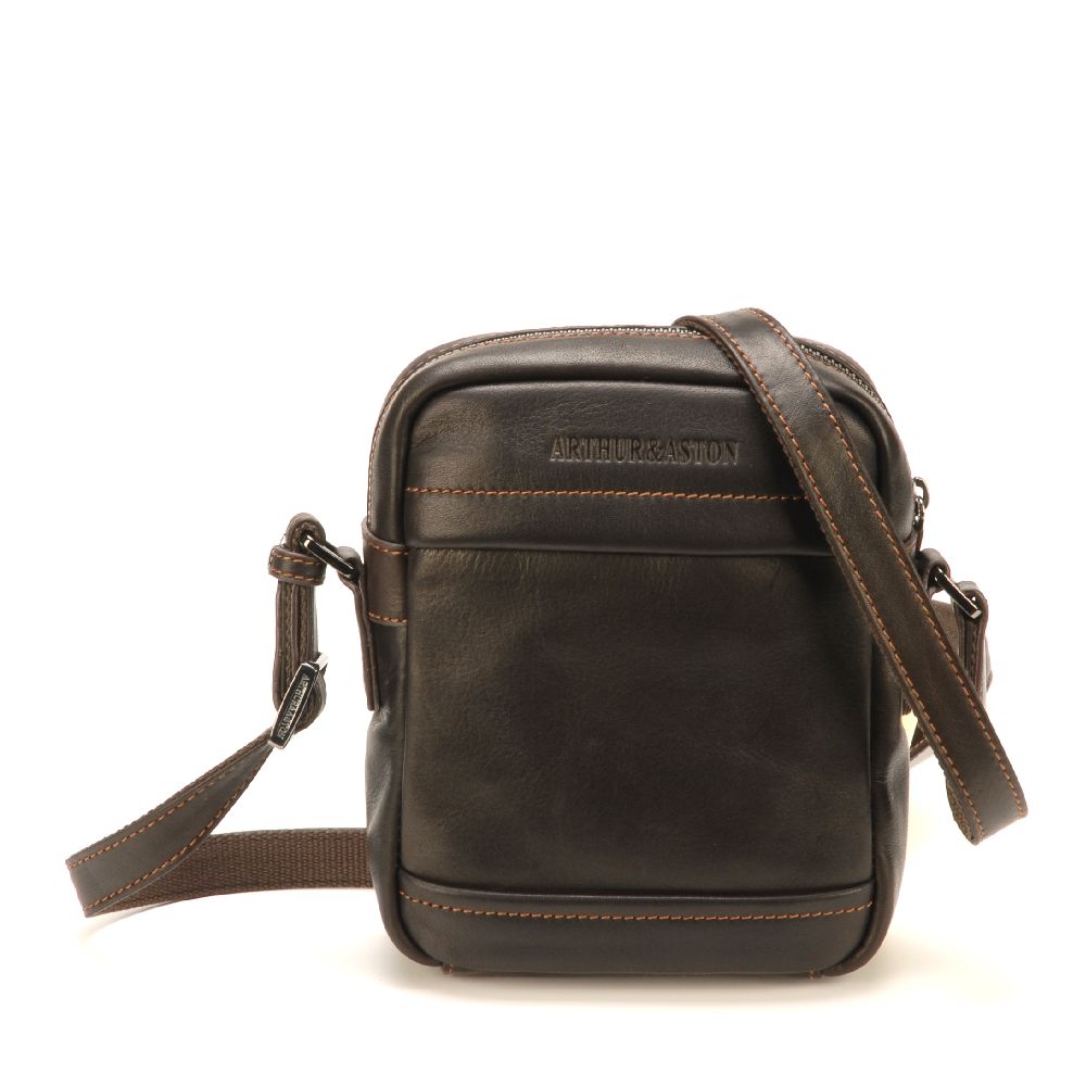 Sac travers Pablo en cuir plongé