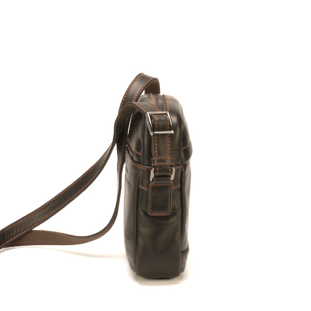 Sac travers Pablo en cuir plongé