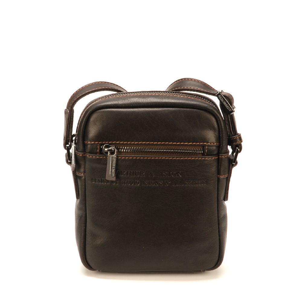 Sac travers Pablo en cuir plongé