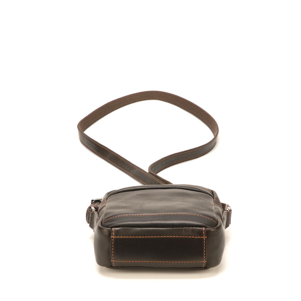 Sac travers Pablo en cuir plongé