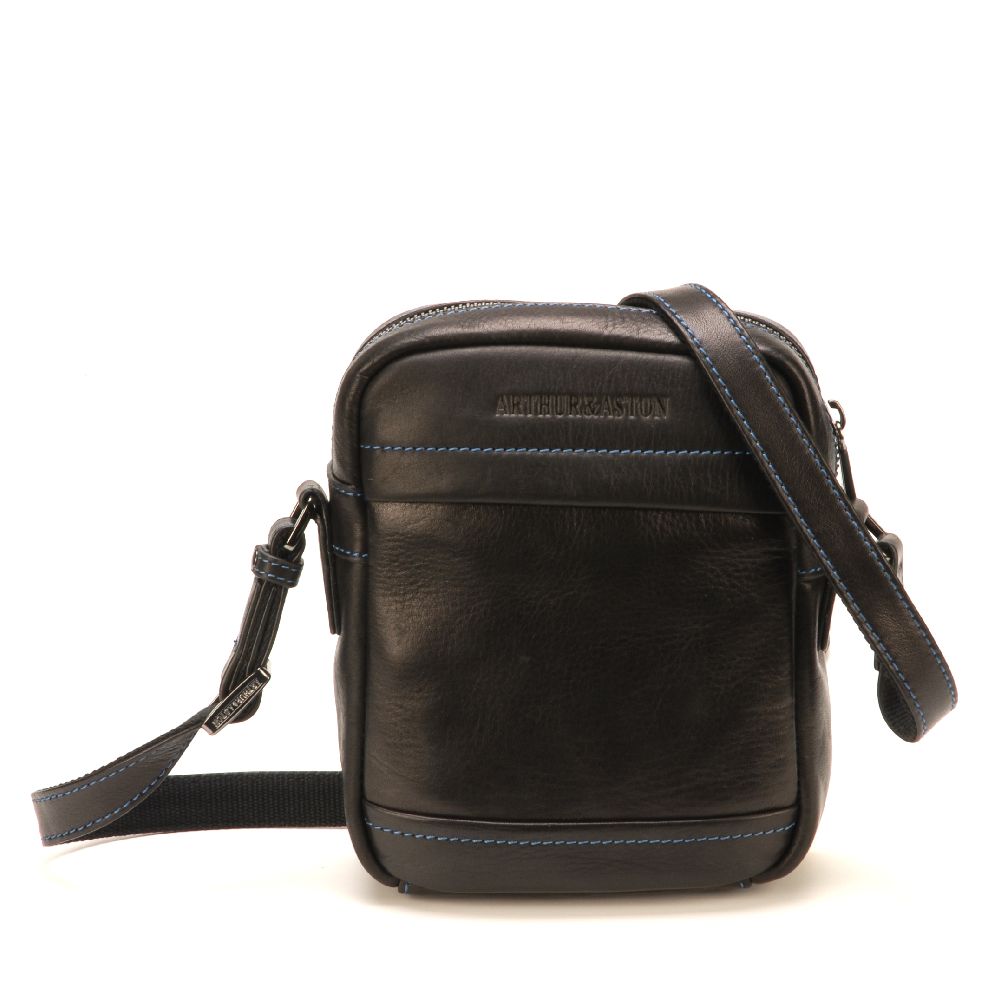 Sac travers Pablo en cuir plongé
