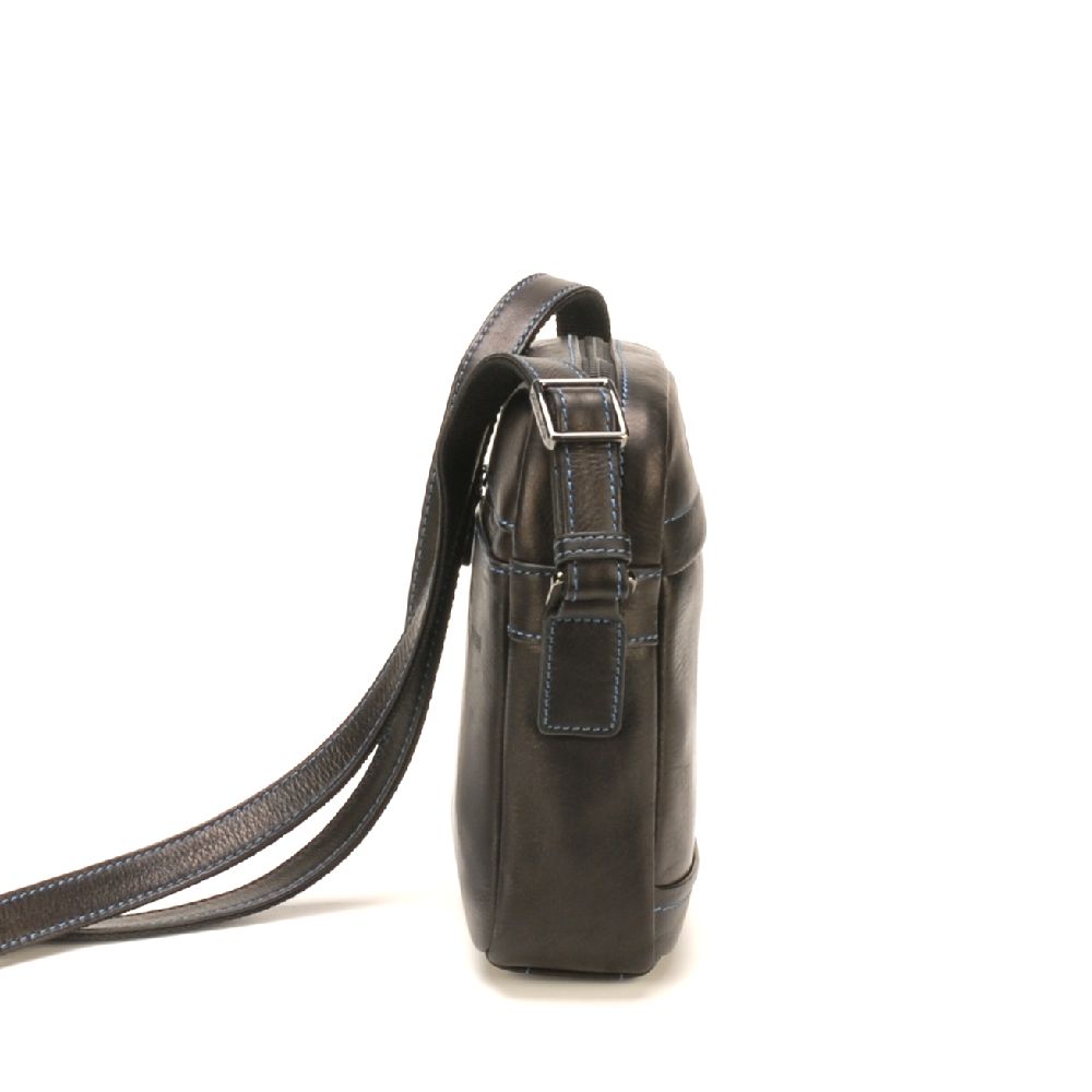 Sac travers Pablo en cuir plongé