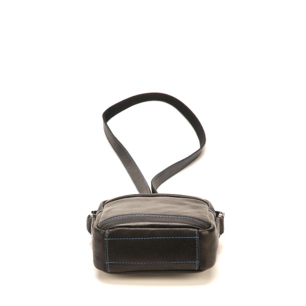 Sac travers Pablo en cuir plongé