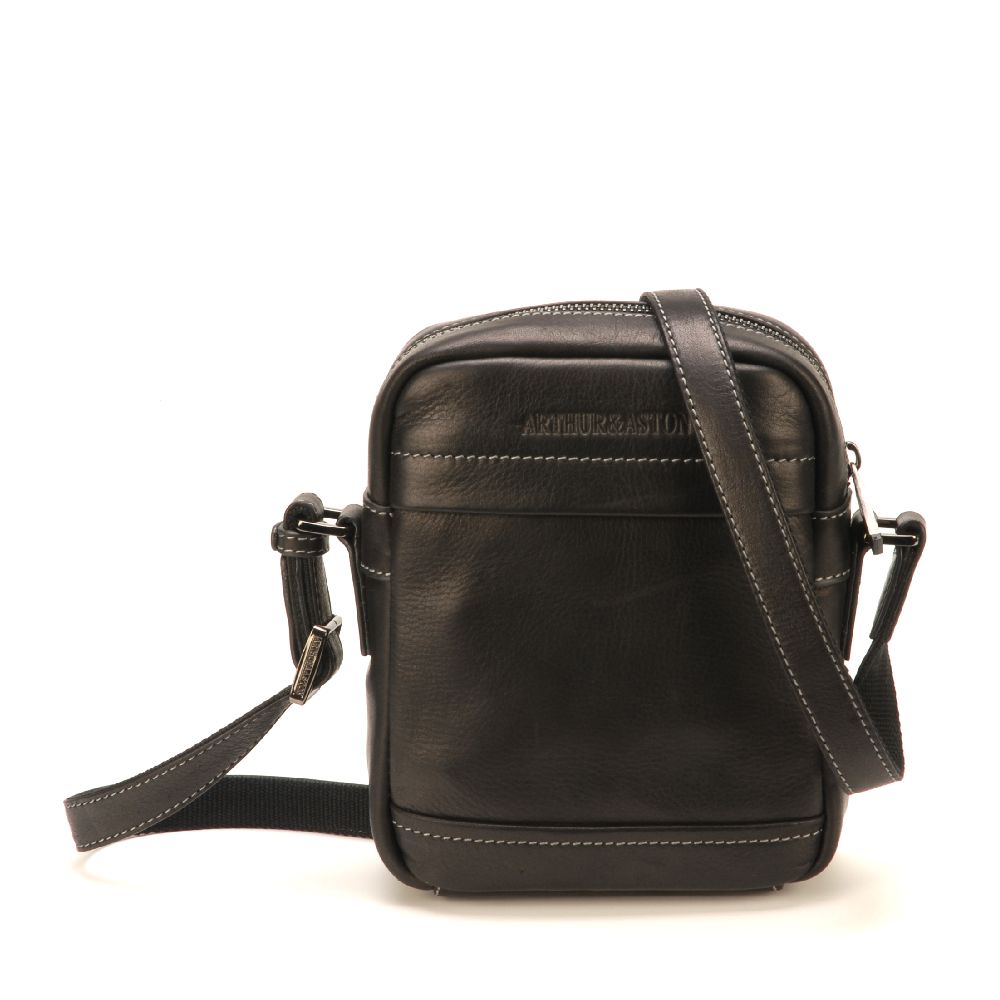 Sac travers Pablo en cuir plongé