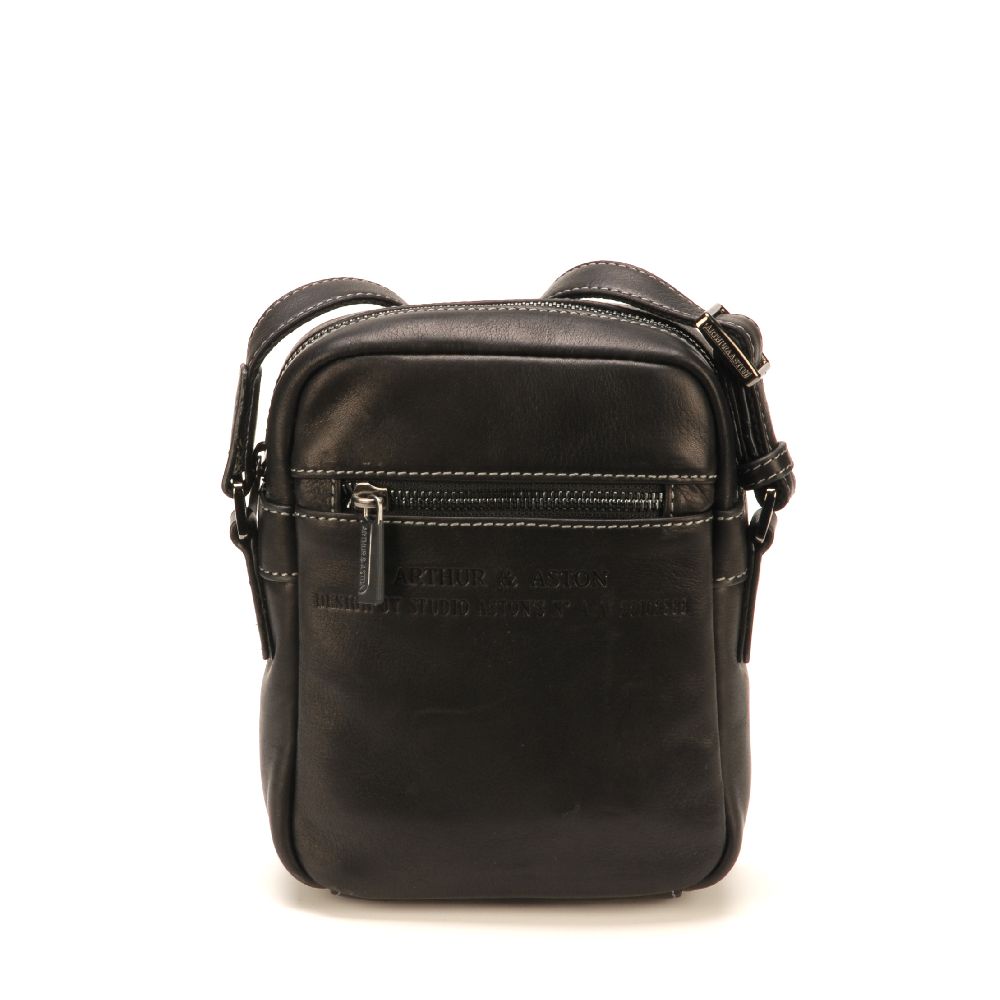 Sac travers Pablo en cuir plongé
