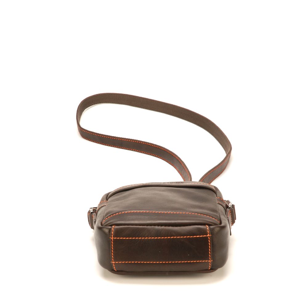 Sac travers Pablo en cuir plongé