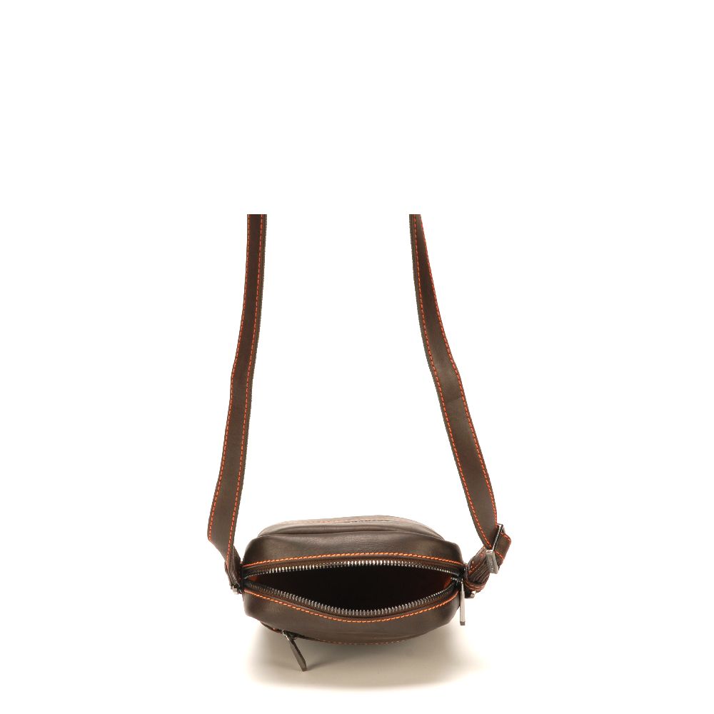 Sac travers Pablo en cuir plongé