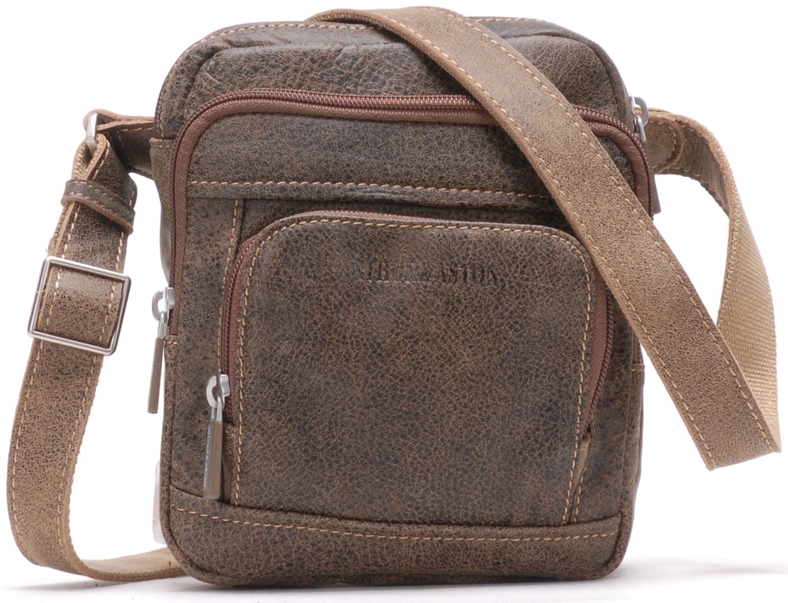 Cristiano small model crossbody bag in destroyed leather