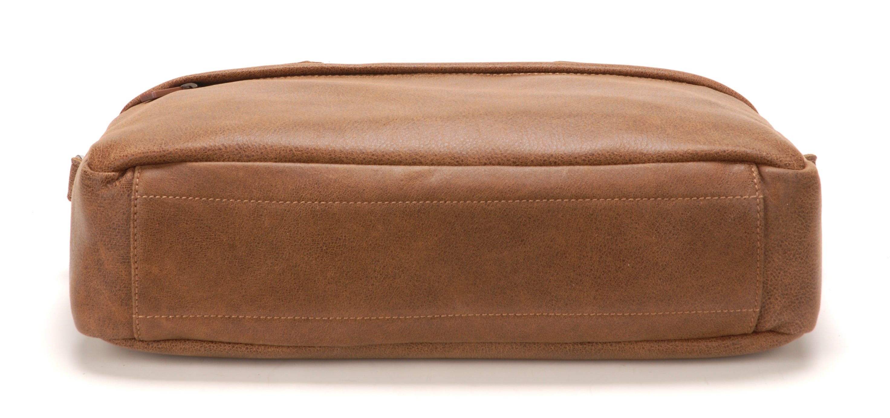 Cristiano leather destroyed briefcase