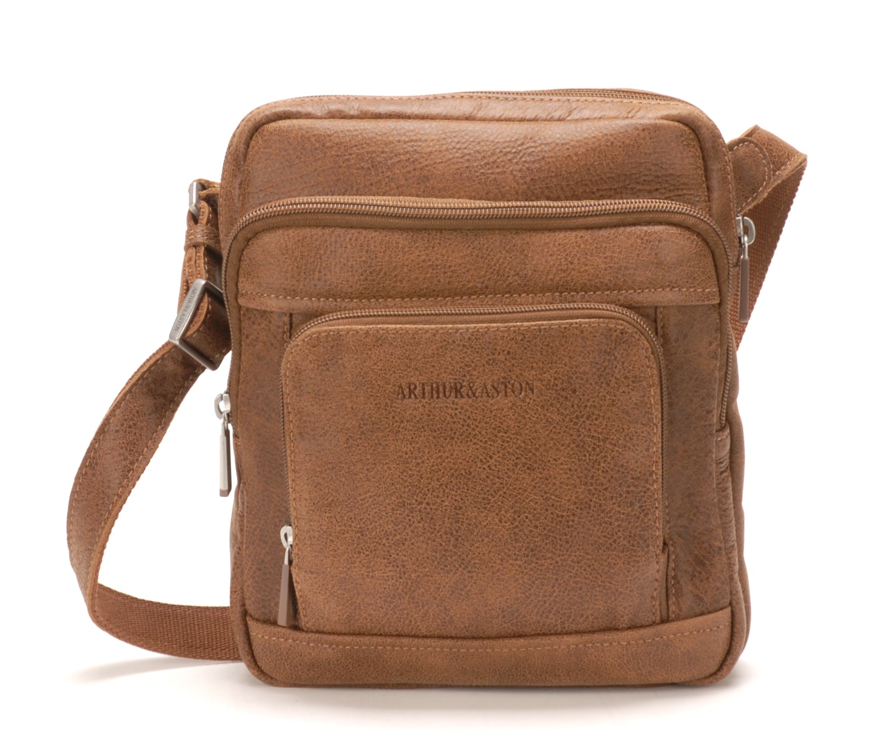 Cristiano medium model destroyed leather crossbody bag