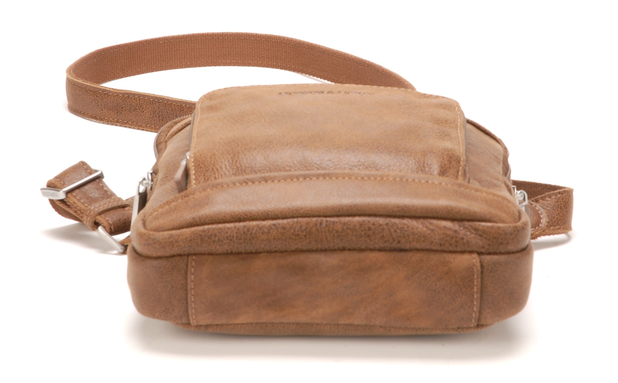 Cristiano medium model destroyed leather crossbody bag