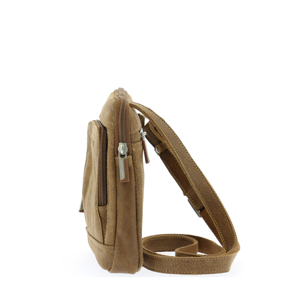 Sacoche holster Cristiano cuir destroy