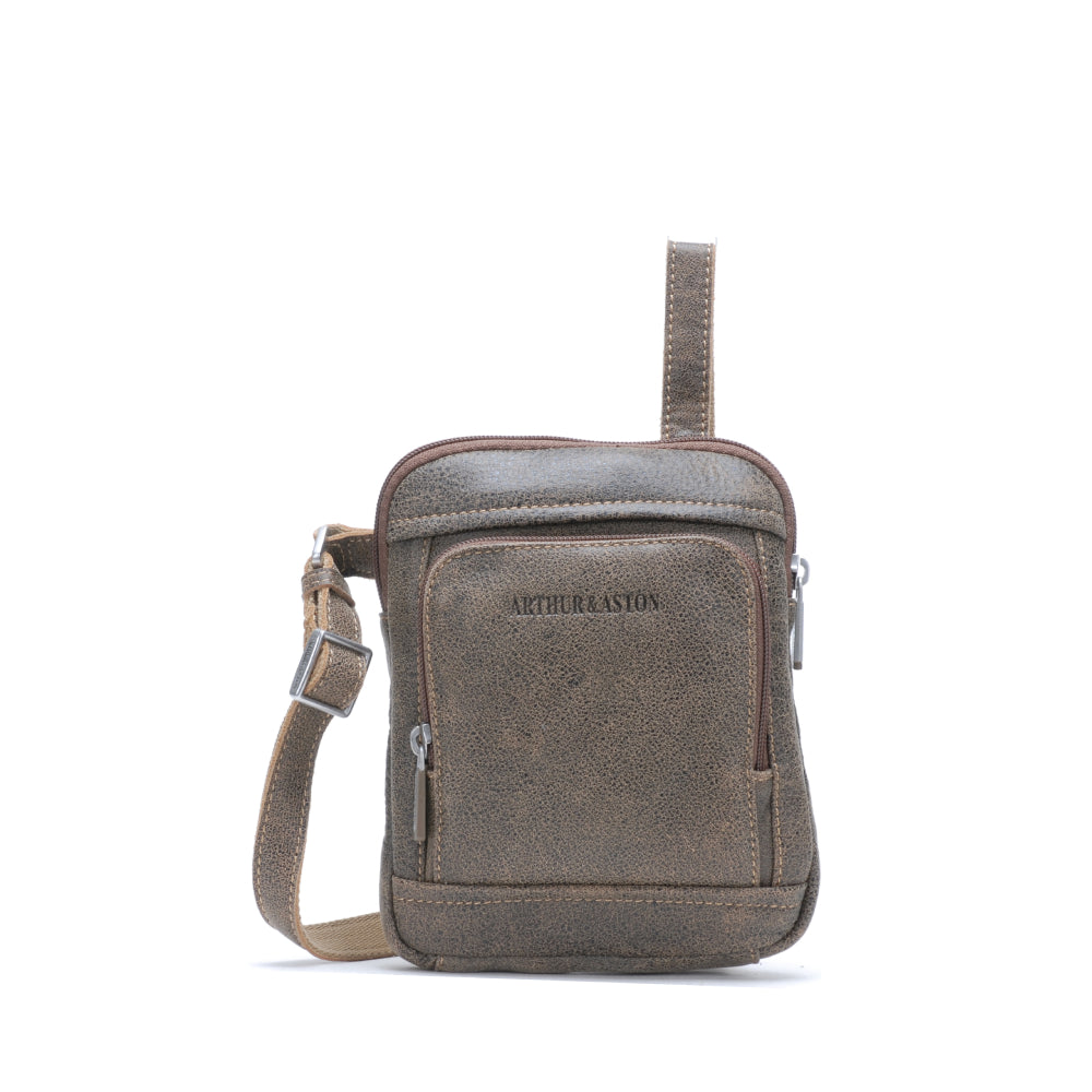 Sacoche holster Cristiano cuir destroy
