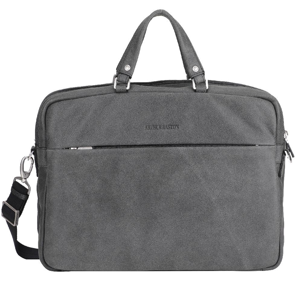 Cristiano 2-gusset document holder in destroyed leather