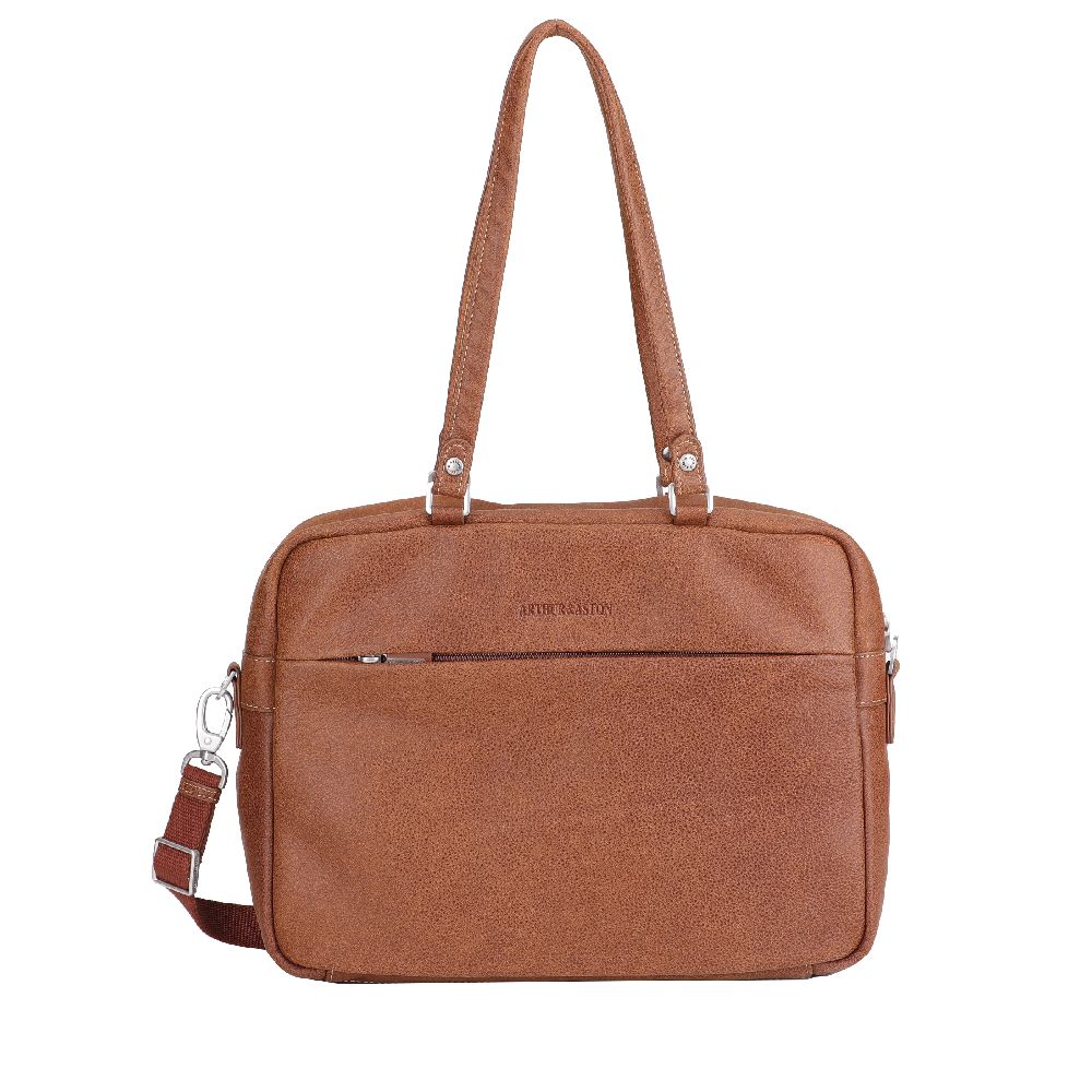 Cristiano shopping bag in destroyed leather