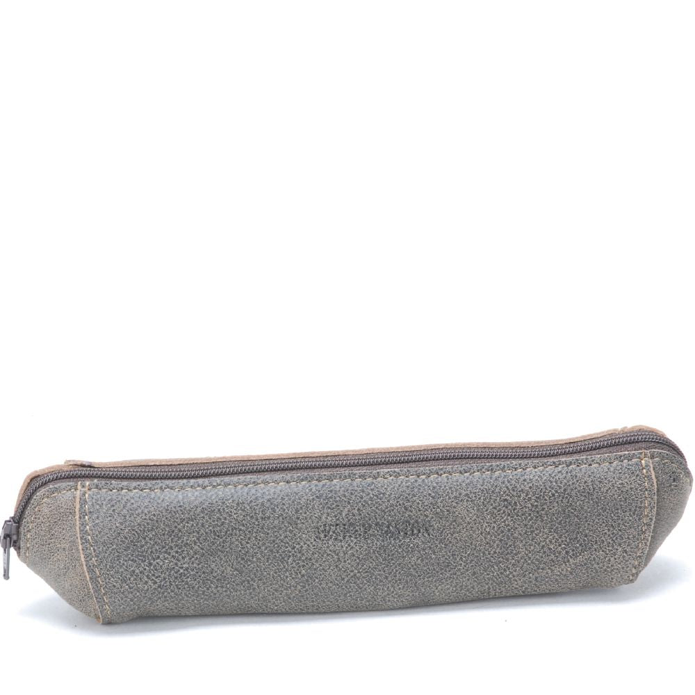 Cristiano Destroyed Leather Pen Case