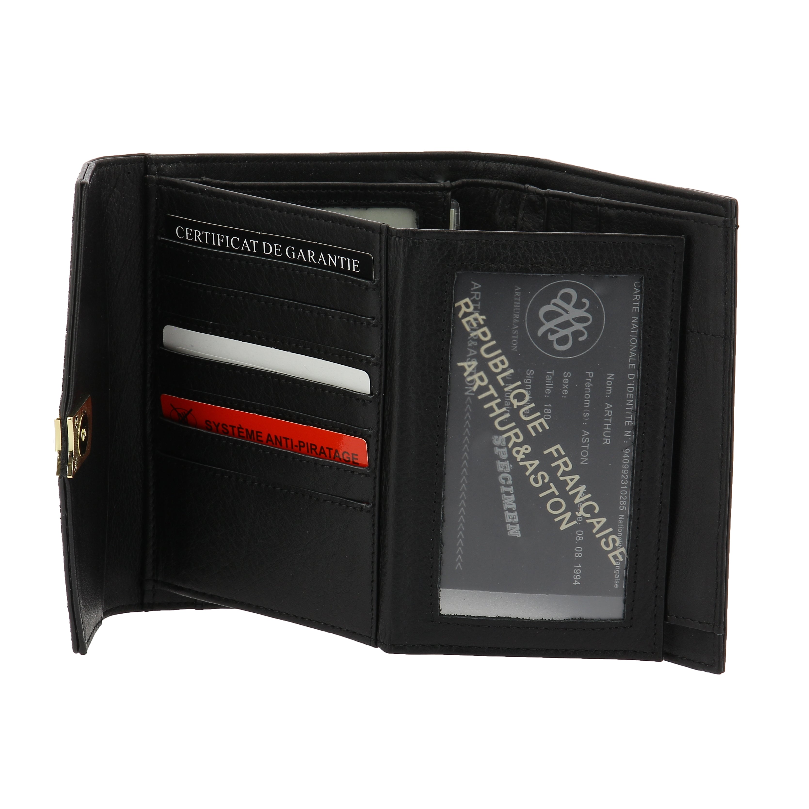 Portefeuille Glitter Cuir de vachette