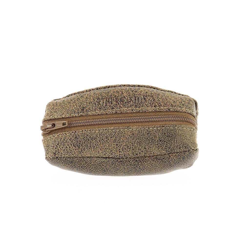 Cristiano coffee bean wallet destroyed leather
