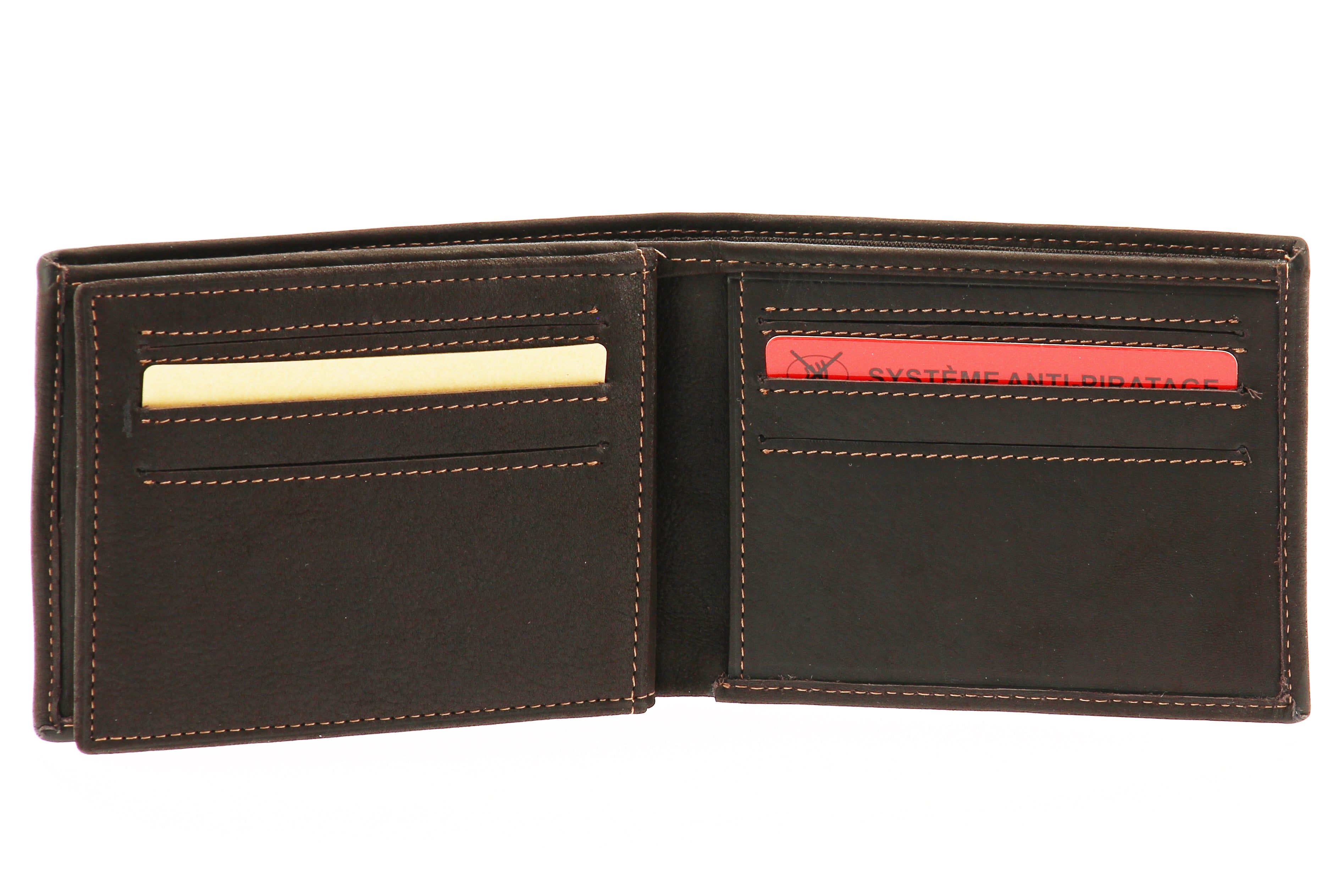 Louis Italian oiled leather card holder
