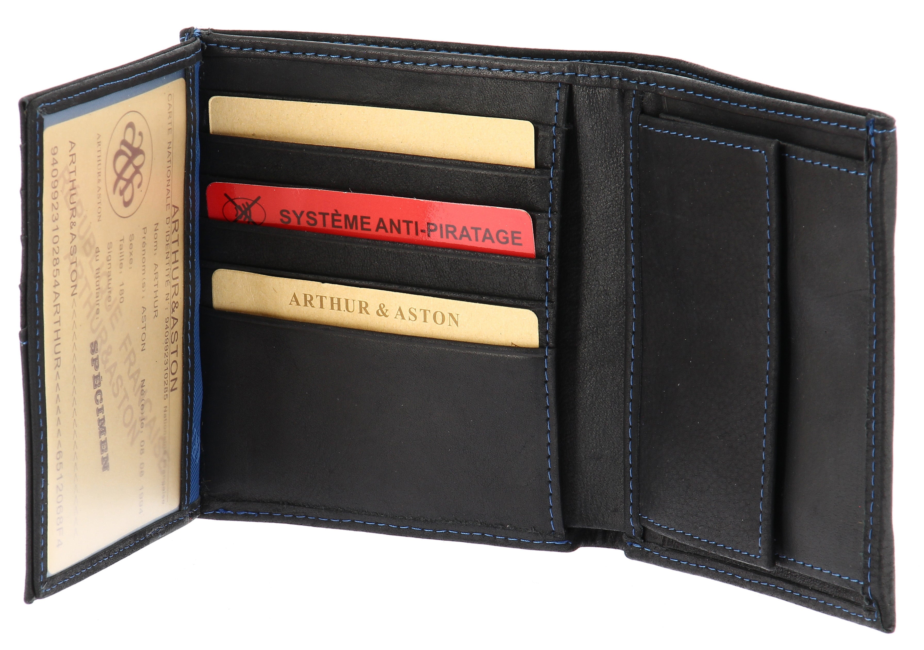 Louis oiled leather wallet