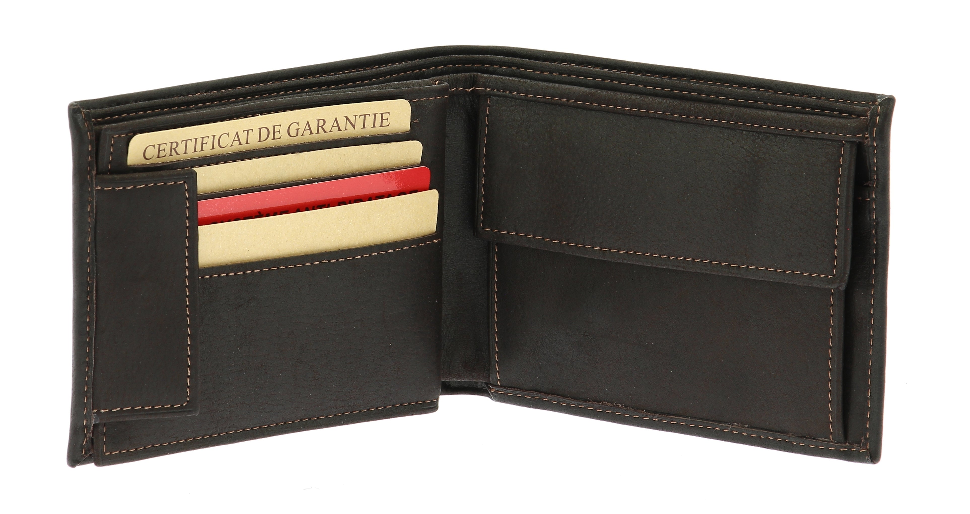 Italian oiled leather wallet